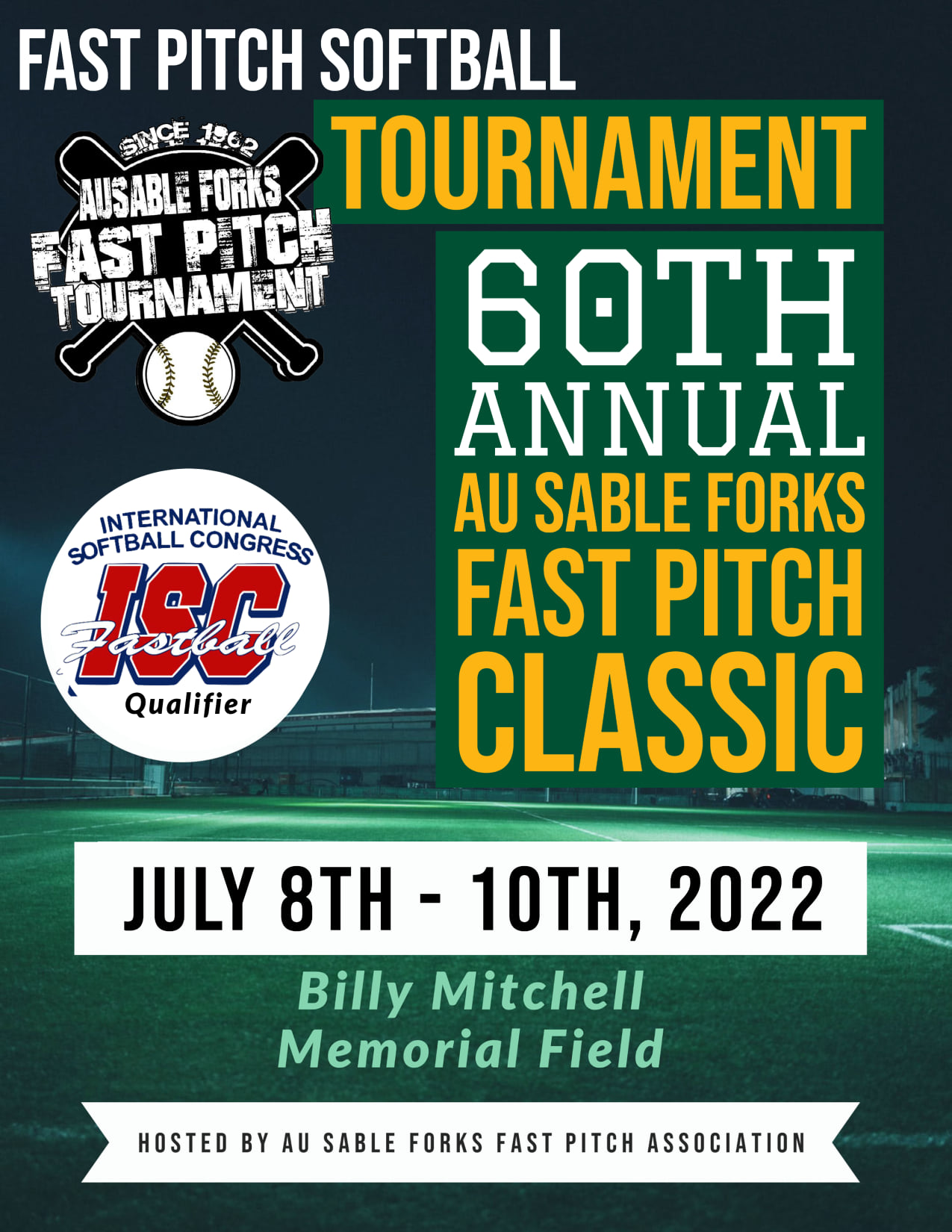 Update from the Ausable Forks Mens Fastball League Championship